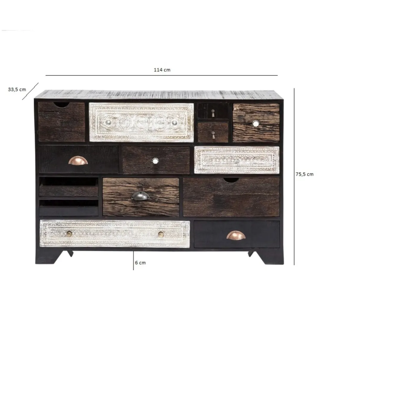KARE Design Commodes|Commode Finca 14 Tiroirs