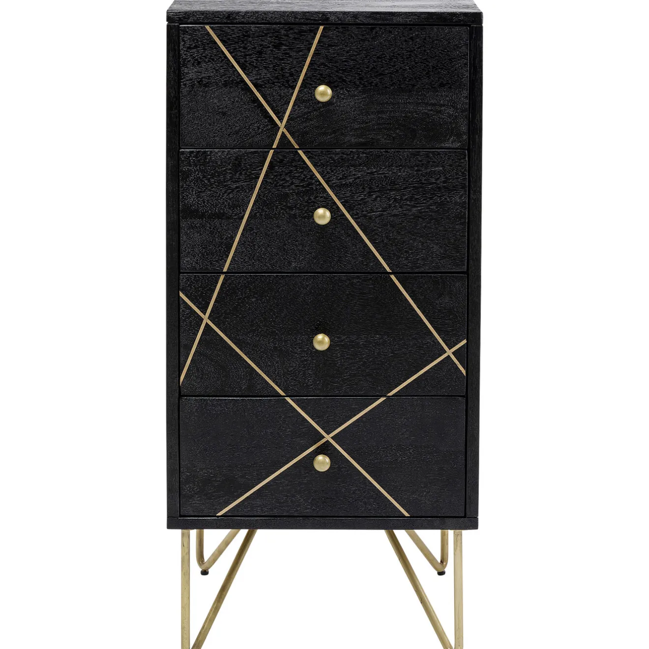 KARE Design Commodes|Commode Gold Vein 4 Tiroirs 40X88Cm