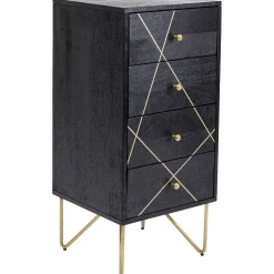 KARE Design Commodes|Commode Gold Vein 4 Tiroirs 40X88Cm