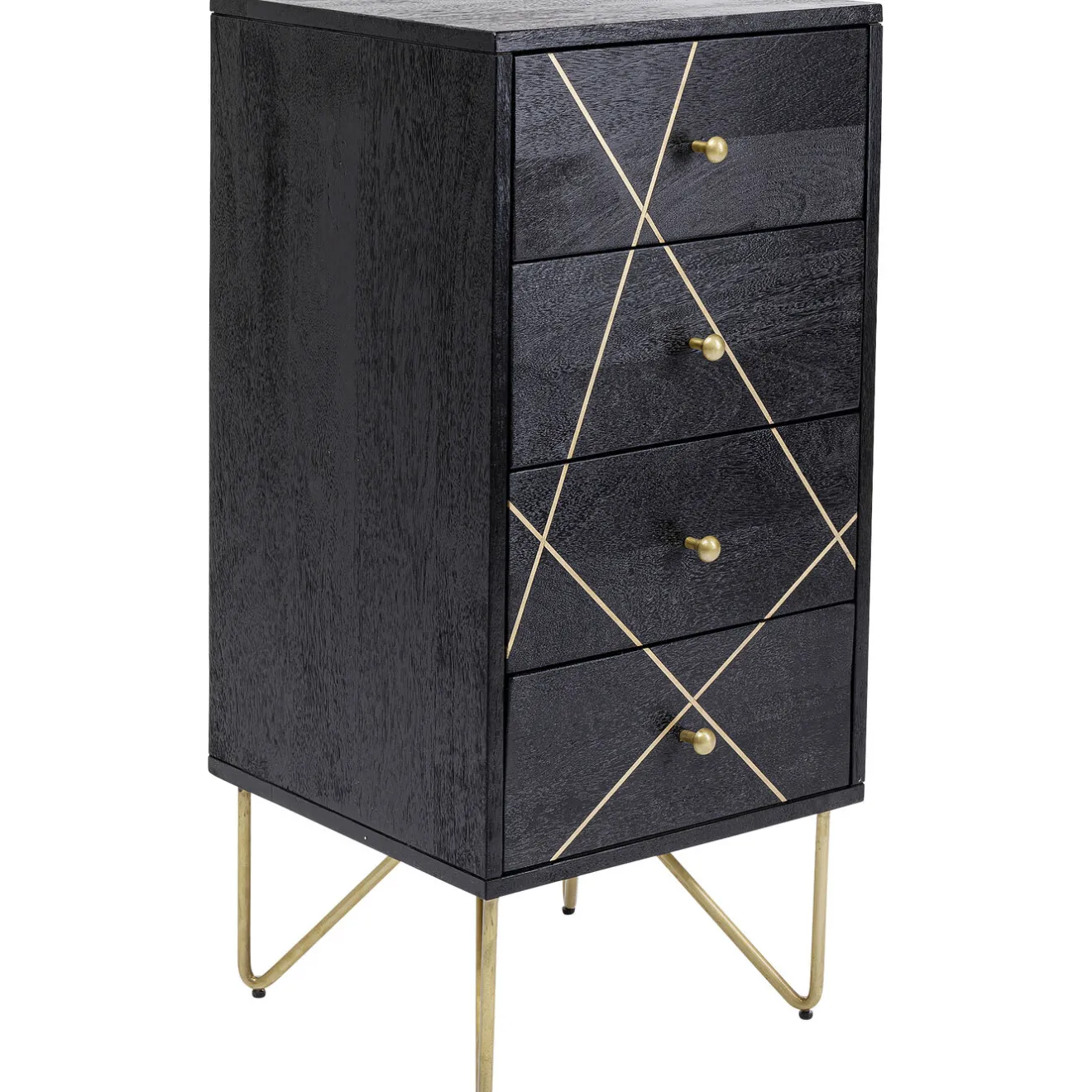 KARE Design Commodes|Commode Gold Vein 4 Tiroirs 40X88Cm