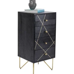 KARE Design Commodes|Commode Gold Vein 4 Tiroirs 40X88Cm