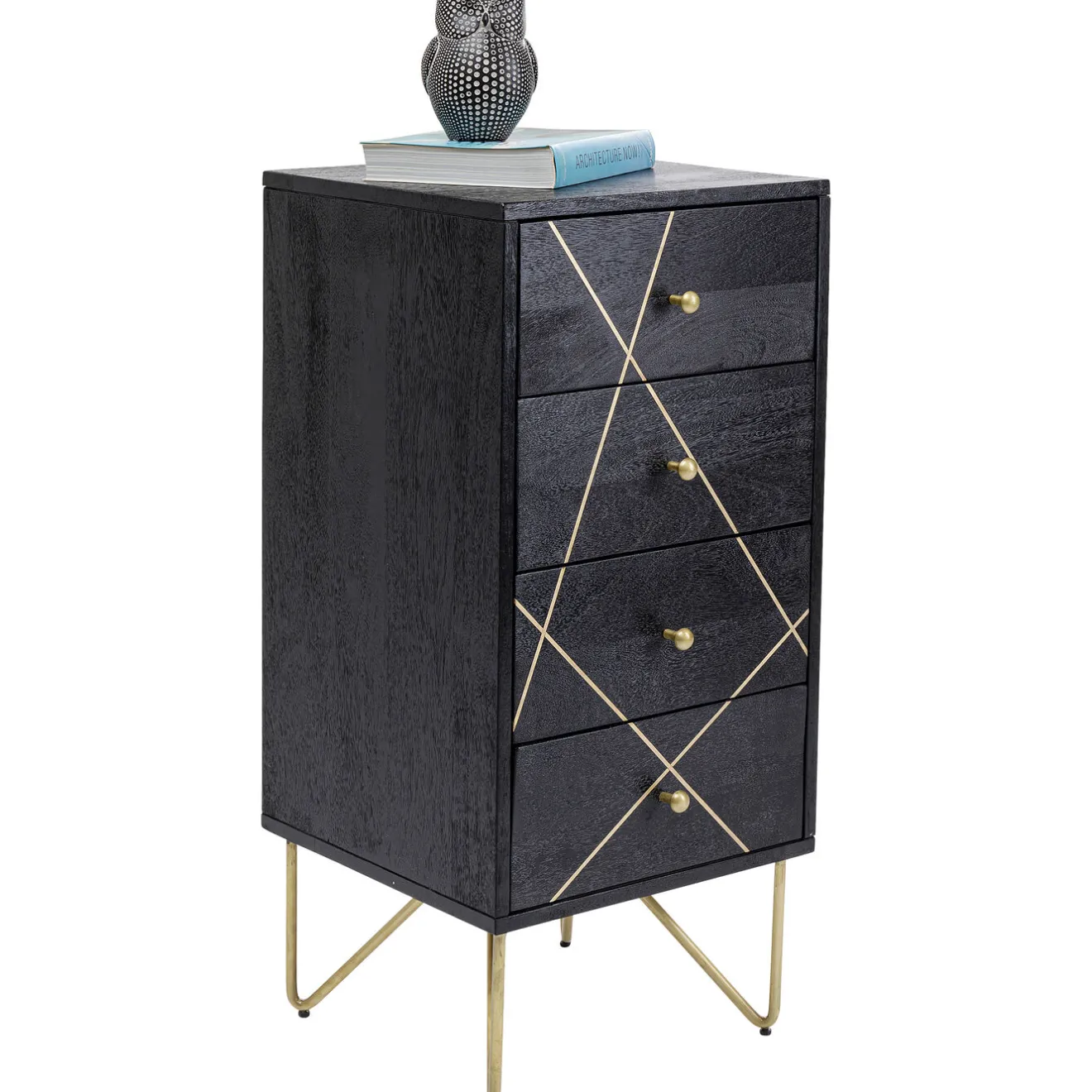 KARE Design Commodes|Commode Gold Vein 4 Tiroirs 40X88Cm