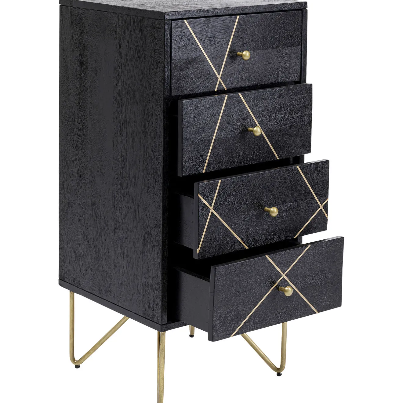 KARE Design Commodes|Commode Gold Vein 4 Tiroirs 40X88Cm