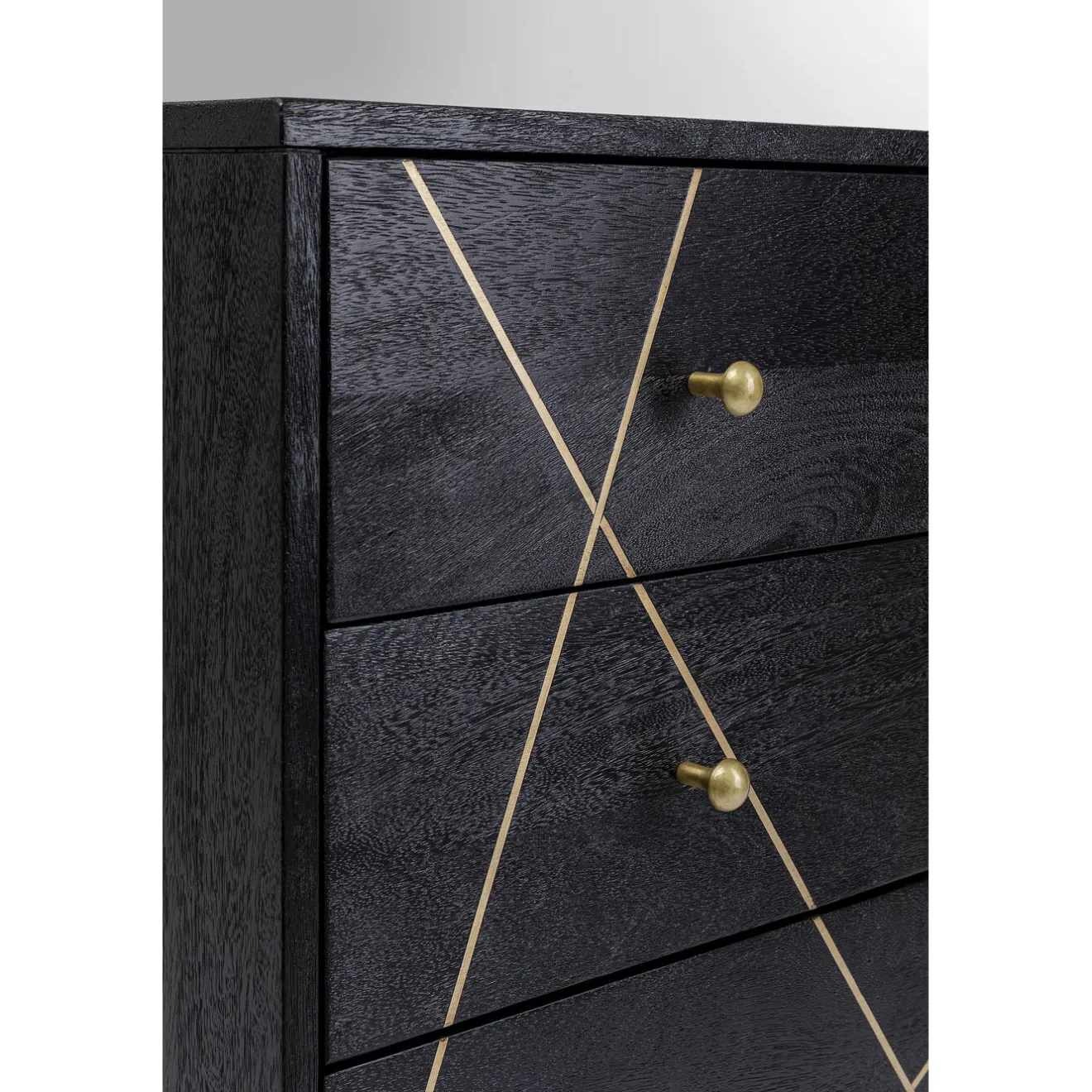 KARE Design Commodes|Commode Gold Vein 4 Tiroirs 40X88Cm