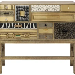 KARE Design Buffets Hauts|Commode Haute Chalet Dore 13 Tiroirs