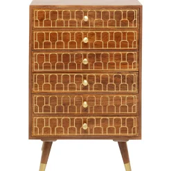 KARE Design Buffets Hauts|Commode Haute Muskat 6 Tiroirs