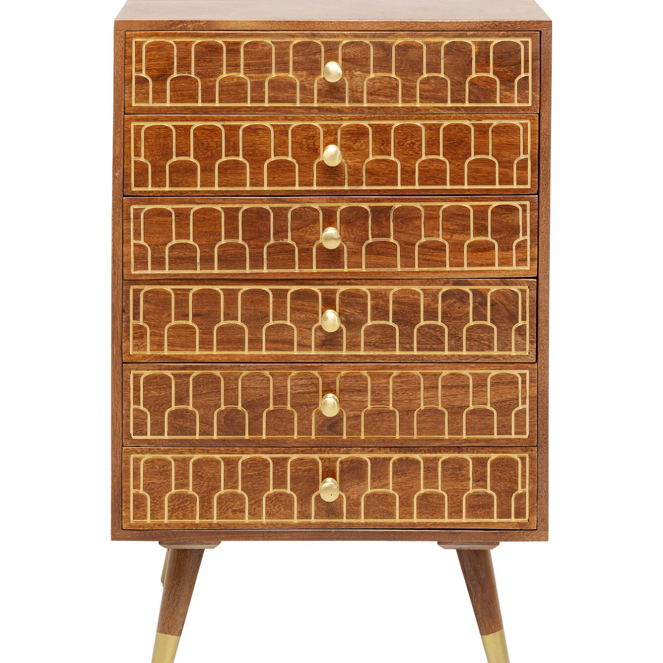 KARE Design Buffets Hauts|Commode Haute Muskat 6 Tiroirs