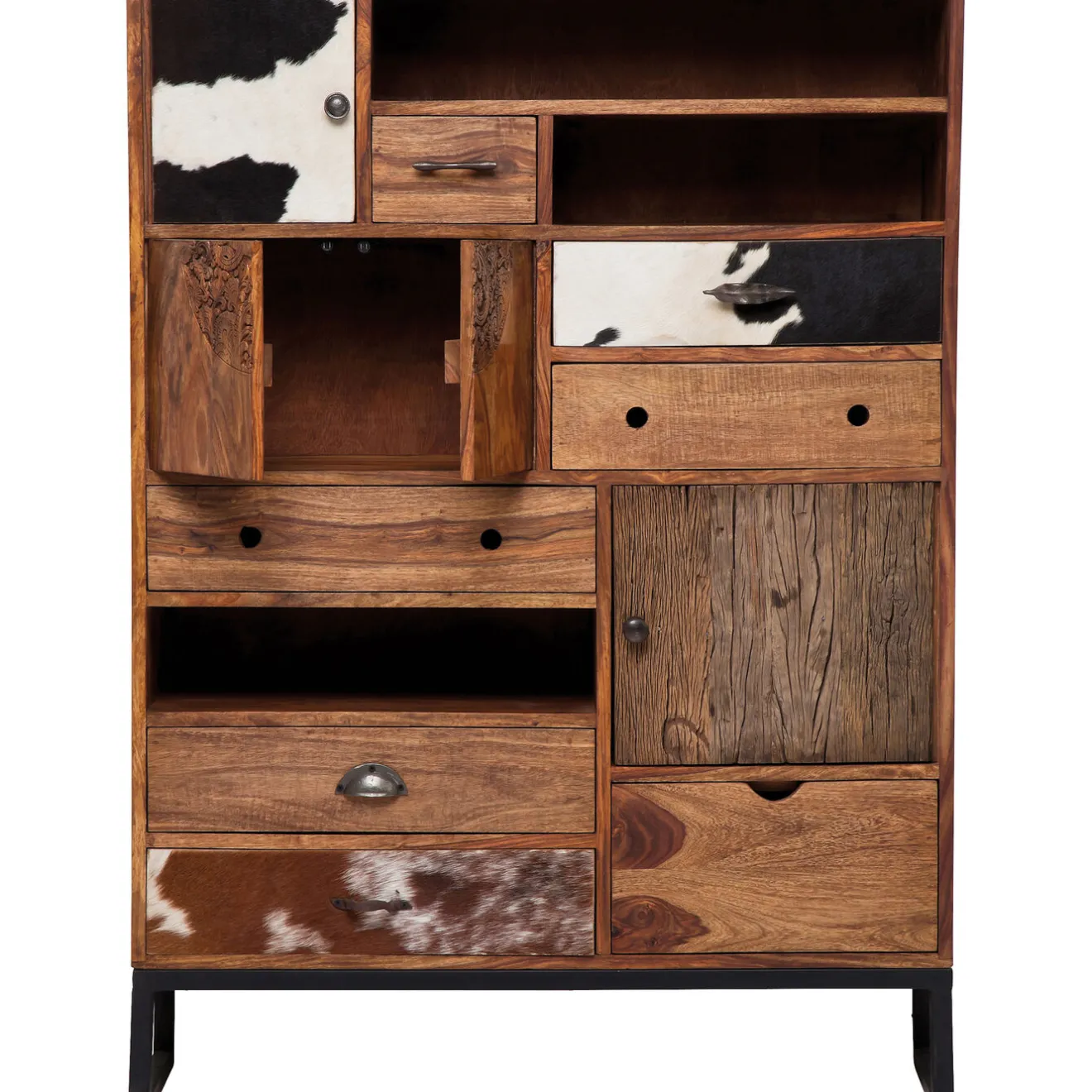KARE Design Buffets Hauts|Commode Haute Rodeo 3 Portes,8 Tiroirs