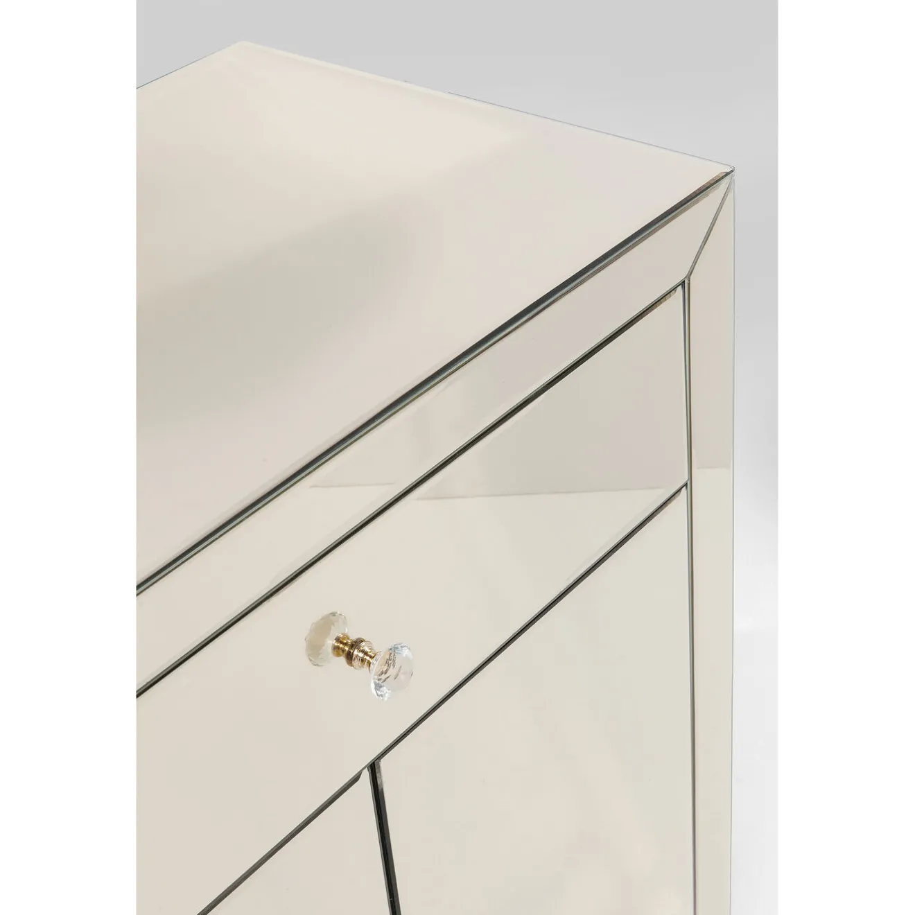 KARE Design Commodes|Commode Luxury Champagne 2-Portes,1-Tiroir