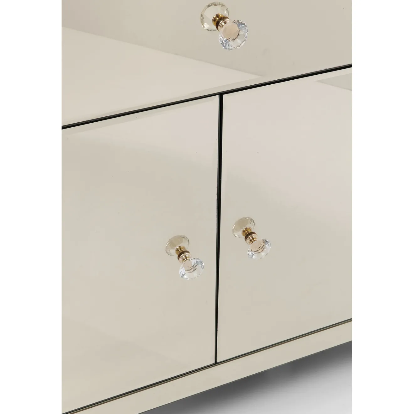 KARE Design Commodes|Commode Luxury Champagne 2-Portes,1-Tiroir
