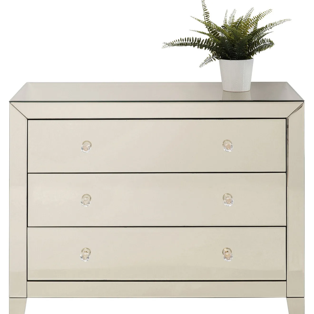 KARE Design Commodes|Commode Luxury Champagne,3-Tiroirs