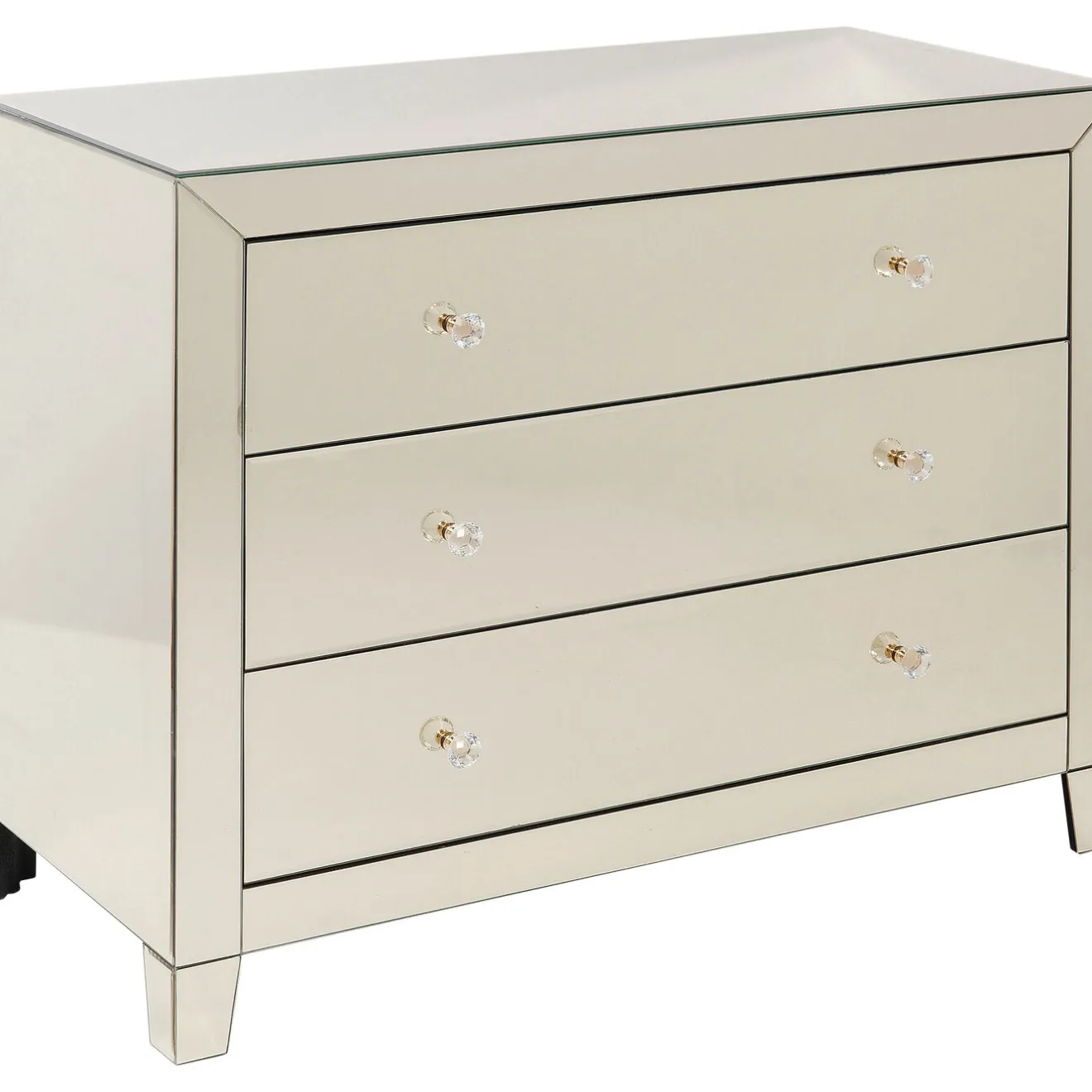 KARE Design Commodes|Commode Luxury Champagne,3-Tiroirs