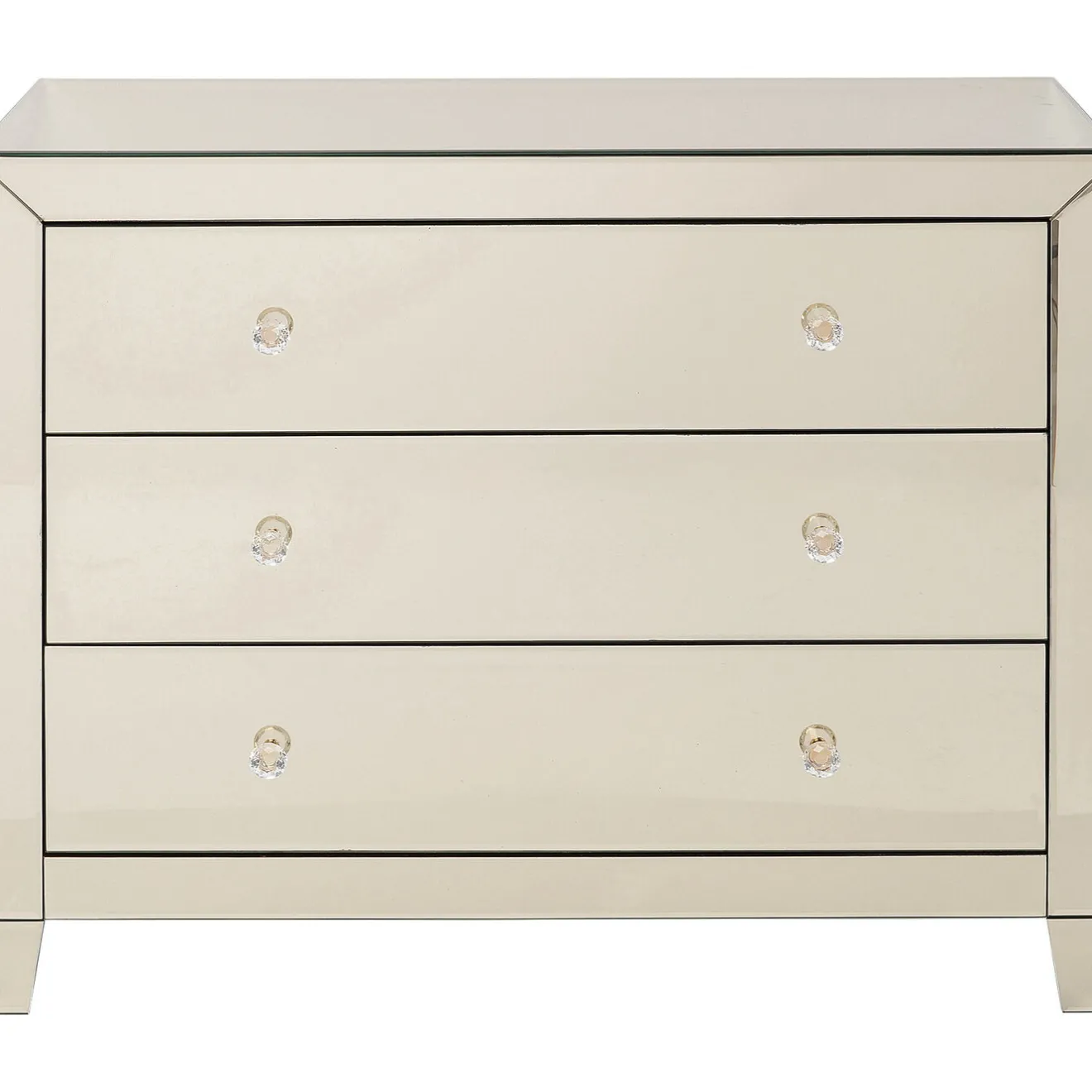 KARE Design Commodes|Commode Luxury Champagne,3-Tiroirs