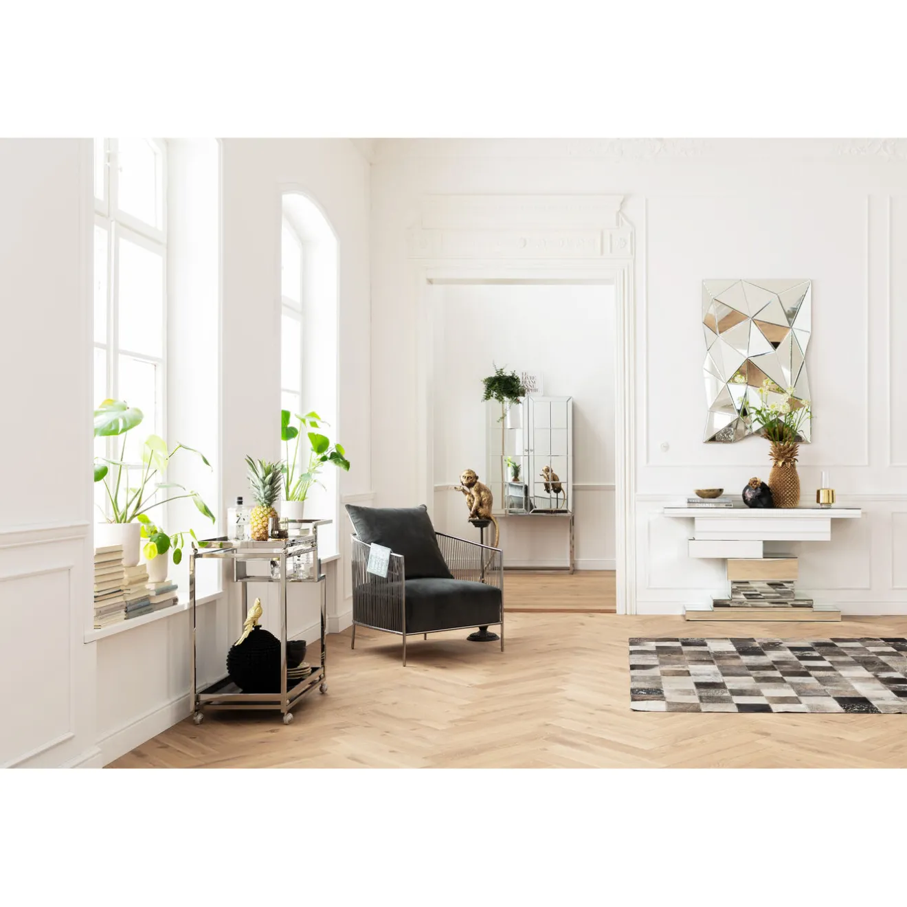 KARE Design Consoles|Console Brick Miroir