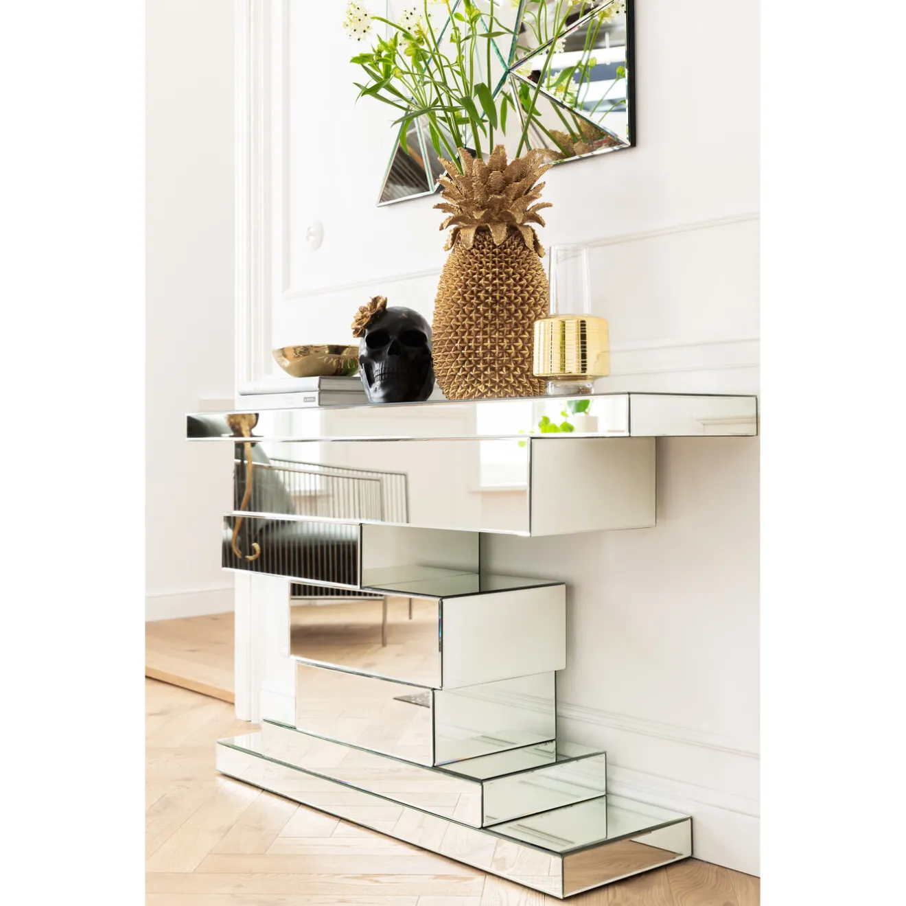 KARE Design Consoles|Console Brick Miroir