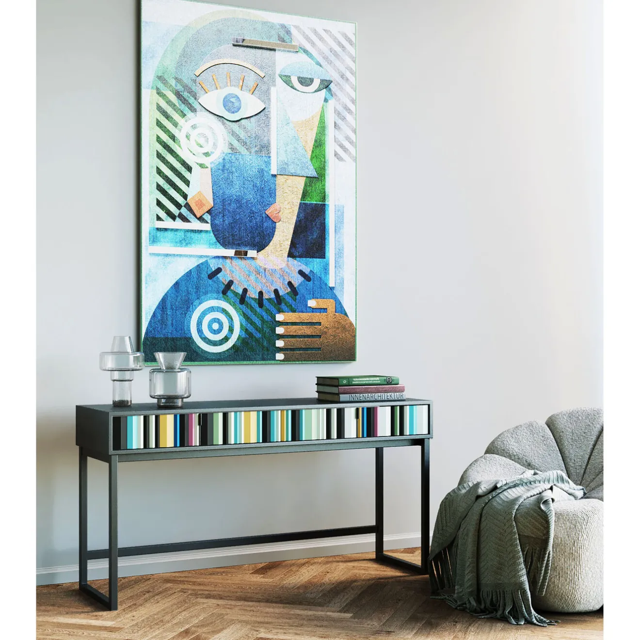 KARE Design Consoles|Console Concertina Colour 136X40Cm