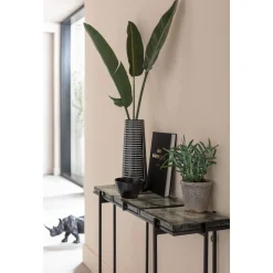 KARE Design Consoles|Console Ice Noir 98X80Cm