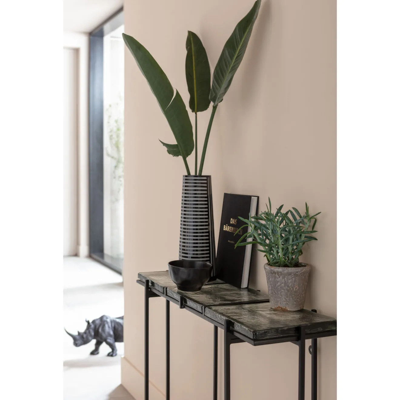 KARE Design Consoles|Console Ice Noir 98X80Cm