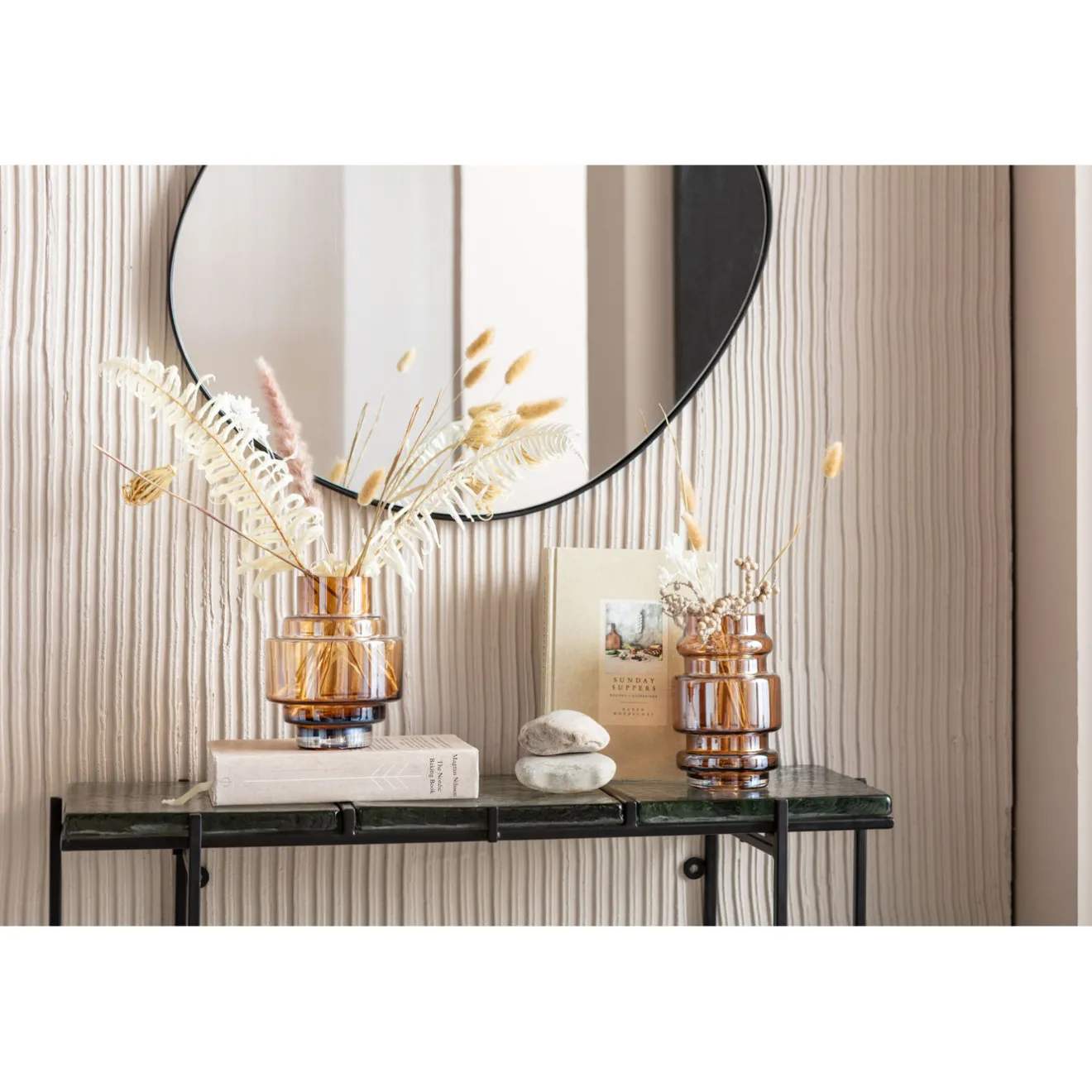 KARE Design Consoles|Console Ice Noir 98X80Cm