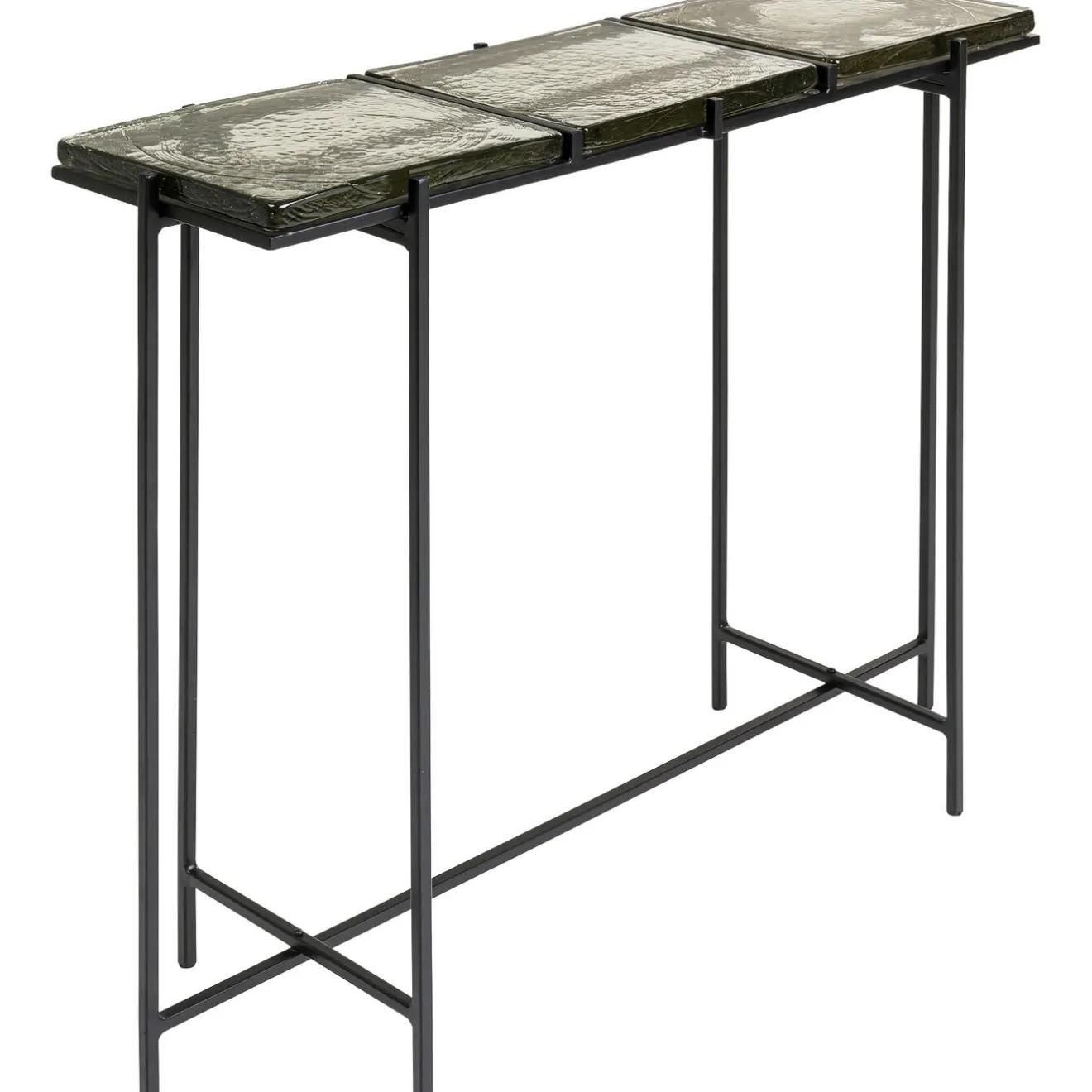 KARE Design Consoles|Console Ice Noir 98X80Cm
