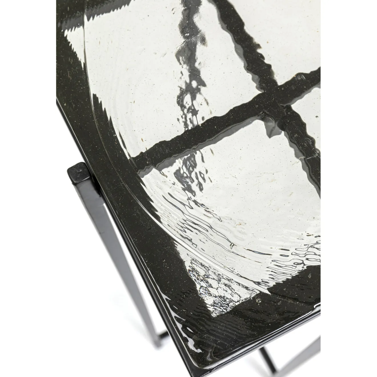 KARE Design Consoles|Console Ice Noir 98X80Cm