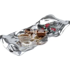 KARE Design Coupes Décoratives|Coupe Décorative Jade Argente 48X22Cm