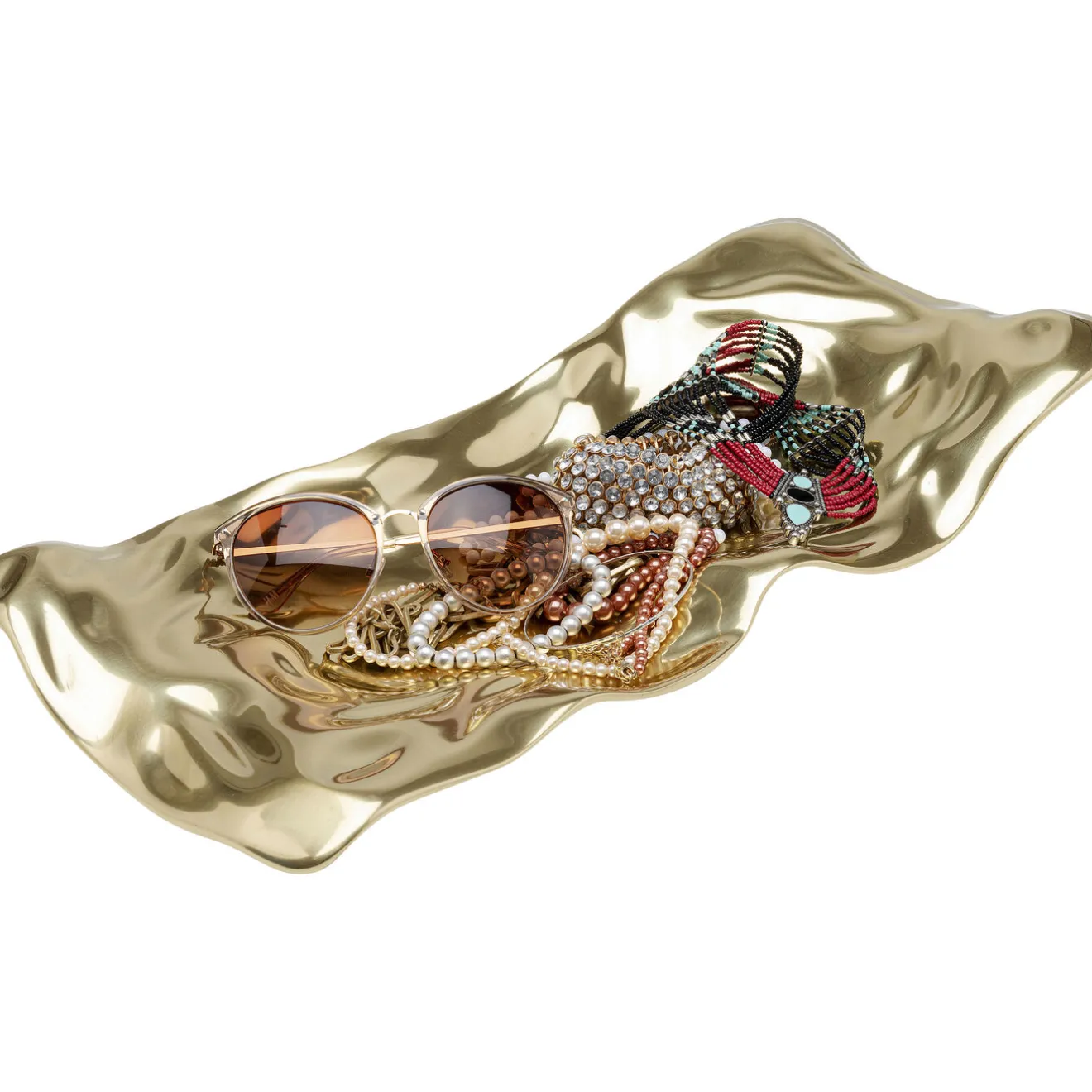 KARE Design Coupes Décoratives|Coupe Décorative Jade Dore 48X22Cm