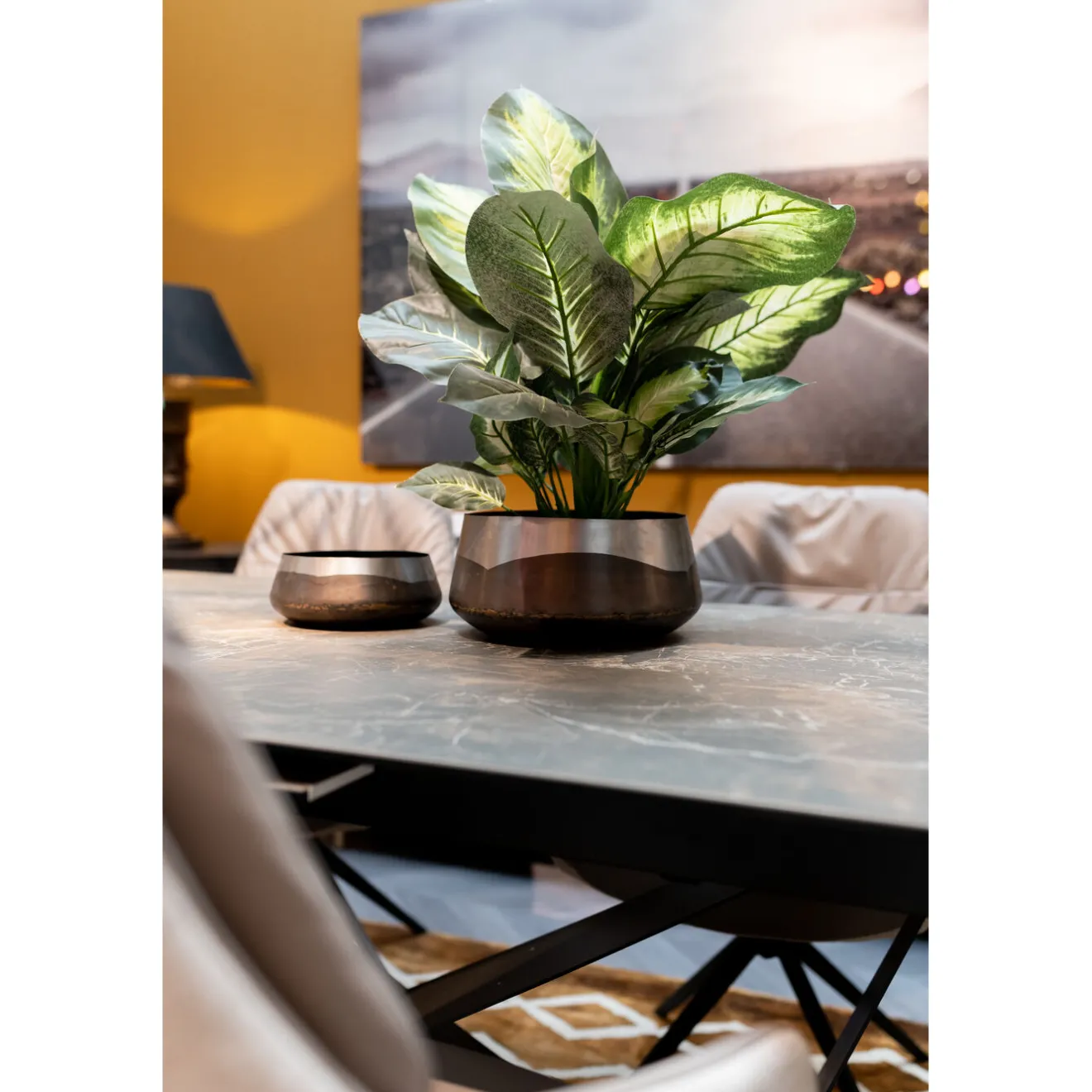 KARE Design Coupes Décoratives|Coupe Décorative Nora Anthracite O21Cm