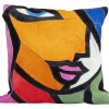 KARE Design Coussins Avec Garnissage|Coussin Abstract Lady Face 40X40Cm