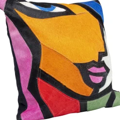 KARE Design Coussins Avec Garnissage|Coussin Abstract Lady Face 40X40Cm