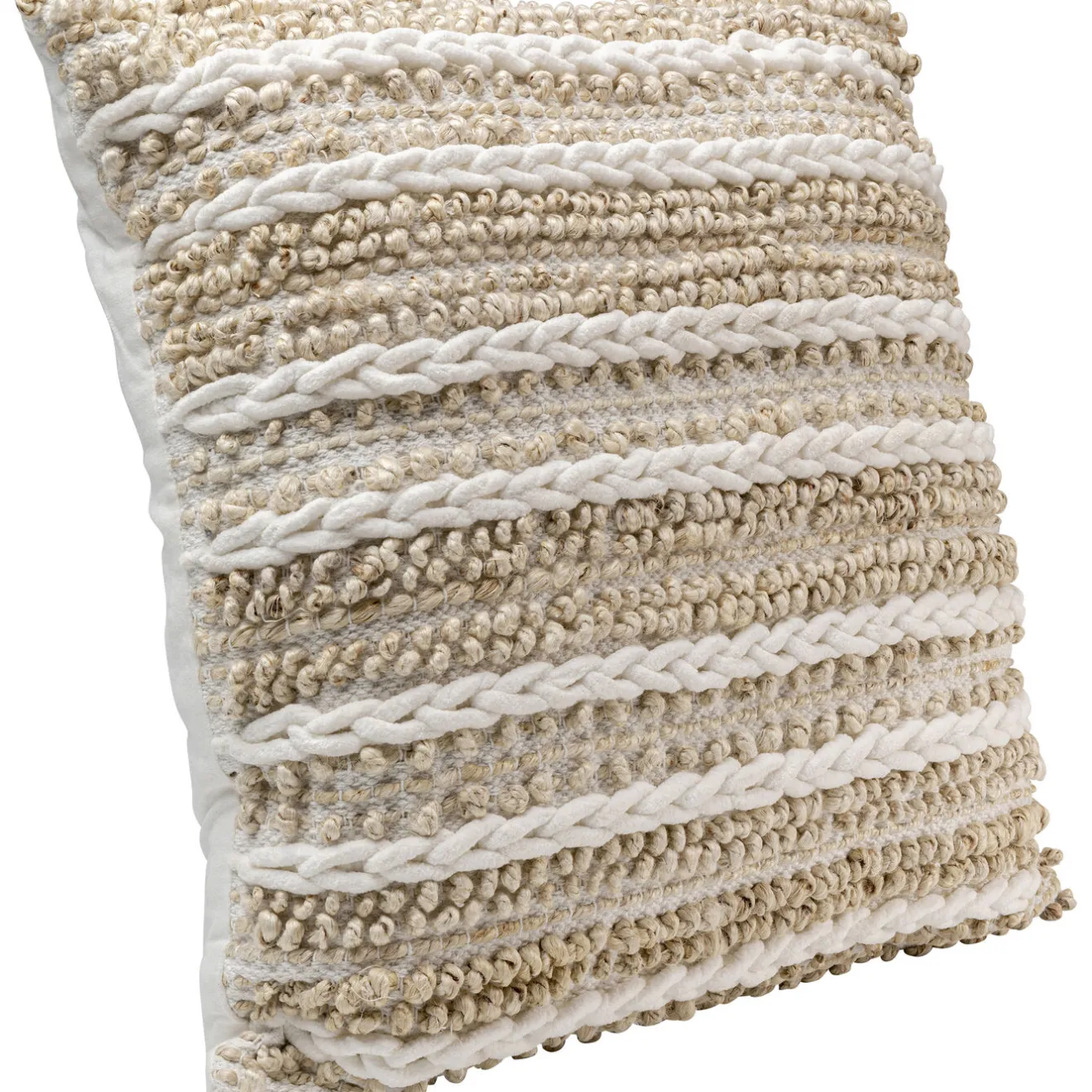 KARE Design Coussins D'Assise|Coussin D Assise Loop Knit Beige 60X60Cm