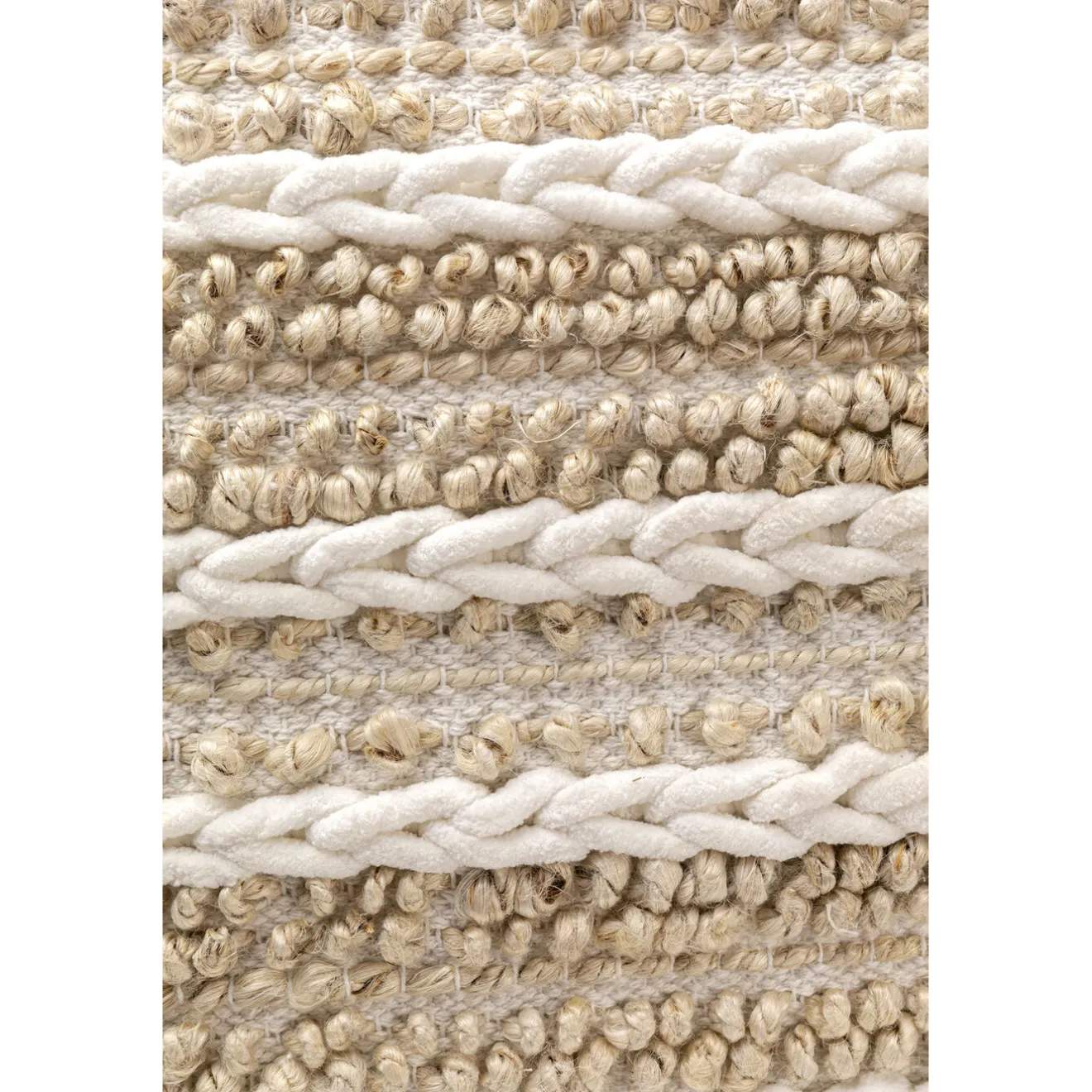 KARE Design Coussins D'Assise|Coussin D Assise Loop Knit Beige 60X60Cm