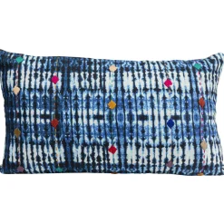 KARE Design Coussins Avec Garnissage|Coussin Desna Patchwork Bleu 60X35Cm