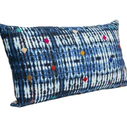 KARE Design Coussins Avec Garnissage|Coussin Desna Patchwork Bleu 60X35Cm