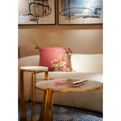 KARE Design Coussins Avec Garnissage|Coussin Embroidery Blossom 50X50Cm