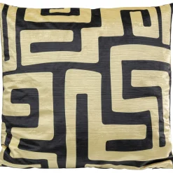 KARE Design Coussins Avec Garnissage|Coussin Labyrinth Noir 45X45Cm