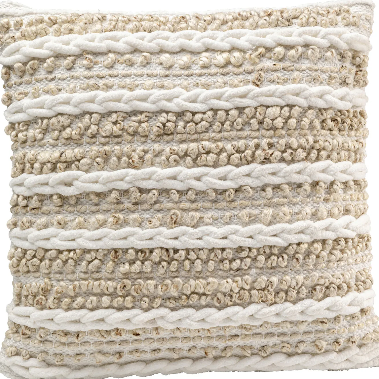 KARE Design Coussins Avec Garnissage|Coussin Loop Knit Beige 45X45Cm