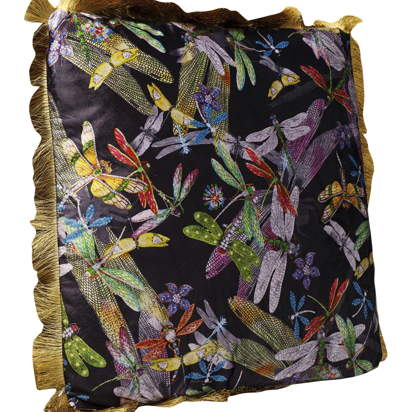 KARE Design Coussins Avec Garnissage|Coussin Tropical Garden Fringe 45X45Cm