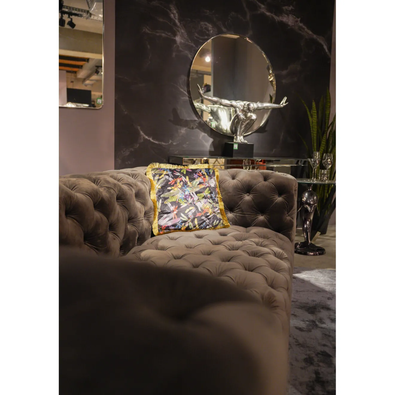 KARE Design Coussins Avec Garnissage|Coussin Tropical Garden Fringe 45X45Cm