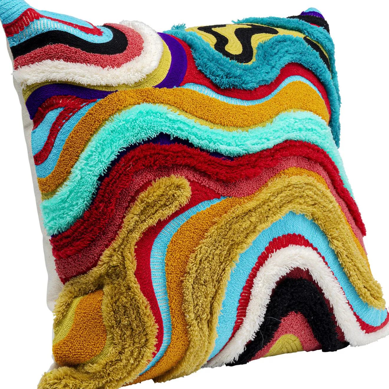 KARE Design Coussins Avec Garnissage|Coussin Waves Multi 45X45Cm
