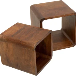 KARE Design Etagères Cubes|Cubes Carres Authentico (Set De 2)