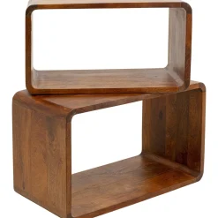 KARE Design Etagères Cubes|Cubes Rectangulaires Authentico (Set De 2)