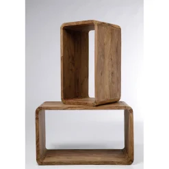 KARE Design Etagères Cubes|Cubes Rectangulaires Authentico (Set De 2)
