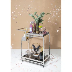 KARE Design Dessertes|Desserte Barfly Chrome