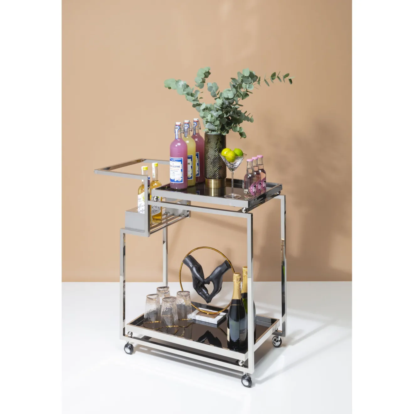 KARE Design Dessertes|Desserte Barfly Chrome