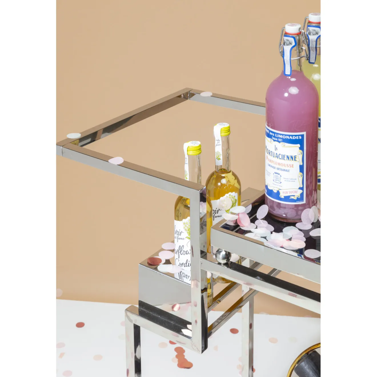 KARE Design Dessertes|Desserte Barfly Chrome