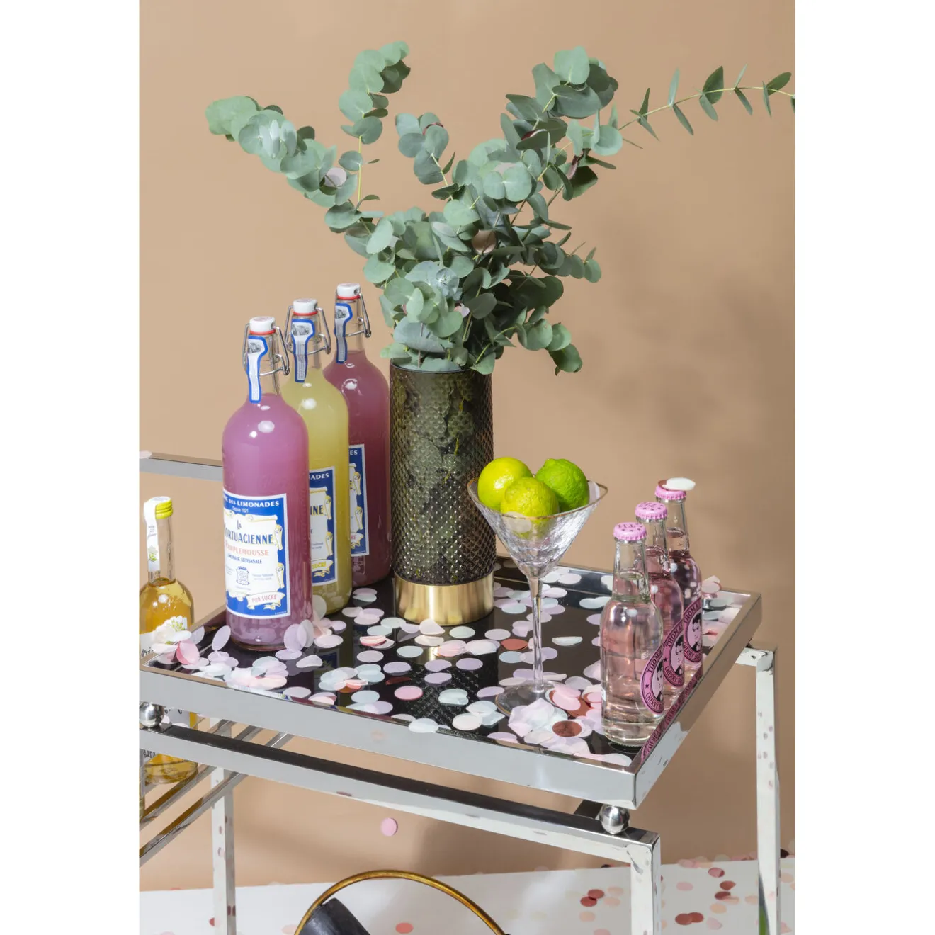 KARE Design Dessertes|Desserte Barfly Chrome