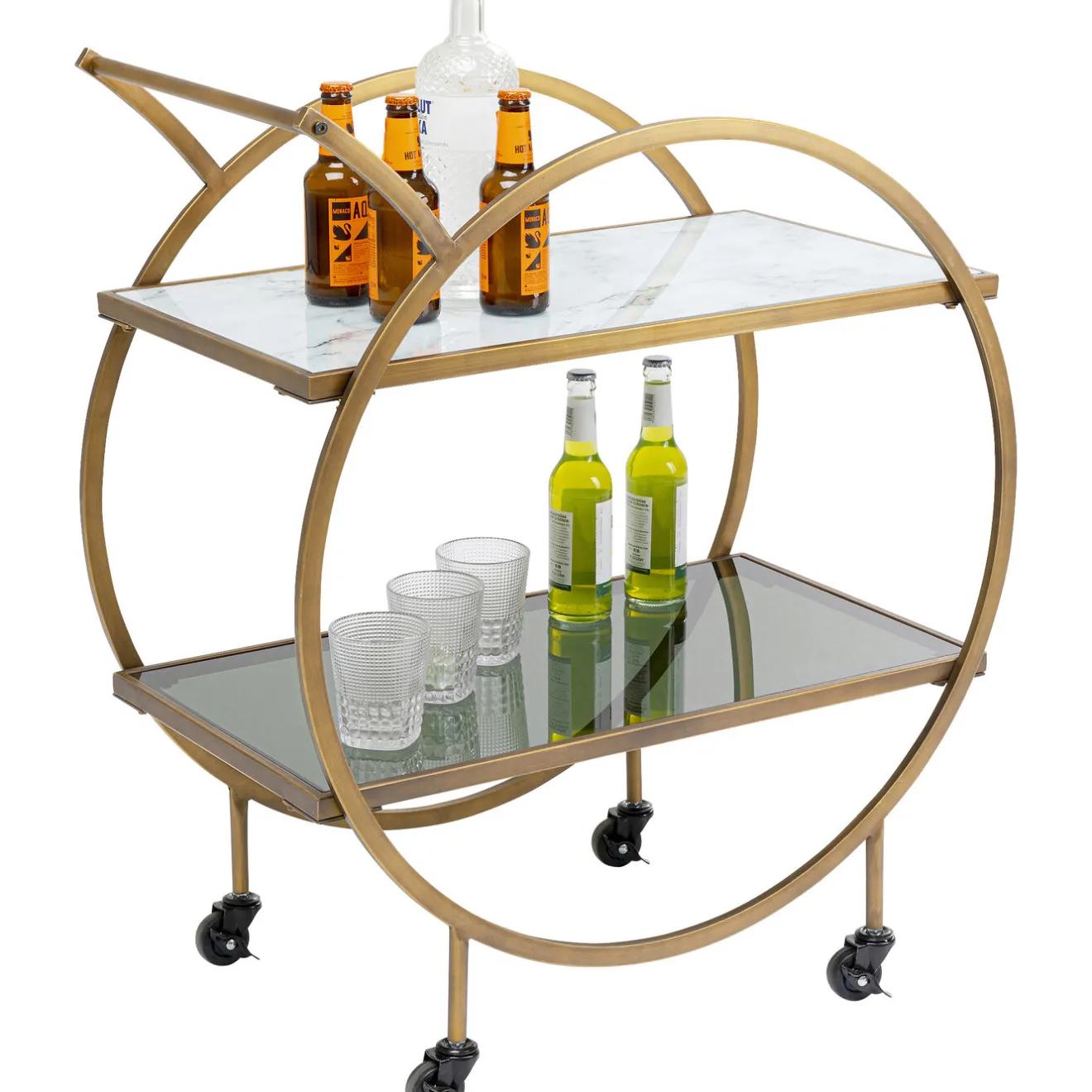 KARE Design Dessertes|Desserte Loft Laiton