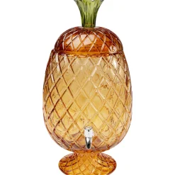 KARE Design Autres Accessoires D'Art De La Table|Distributeur De Boissons Pineapple Ambre (2/Parts)