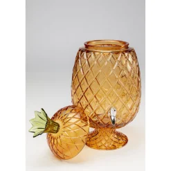 KARE Design Autres Accessoires D'Art De La Table|Distributeur De Boissons Pineapple Ambre (2/Parts)
